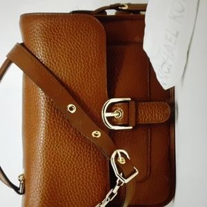 Michael Kors COOPER Satchel leather luggage NWT